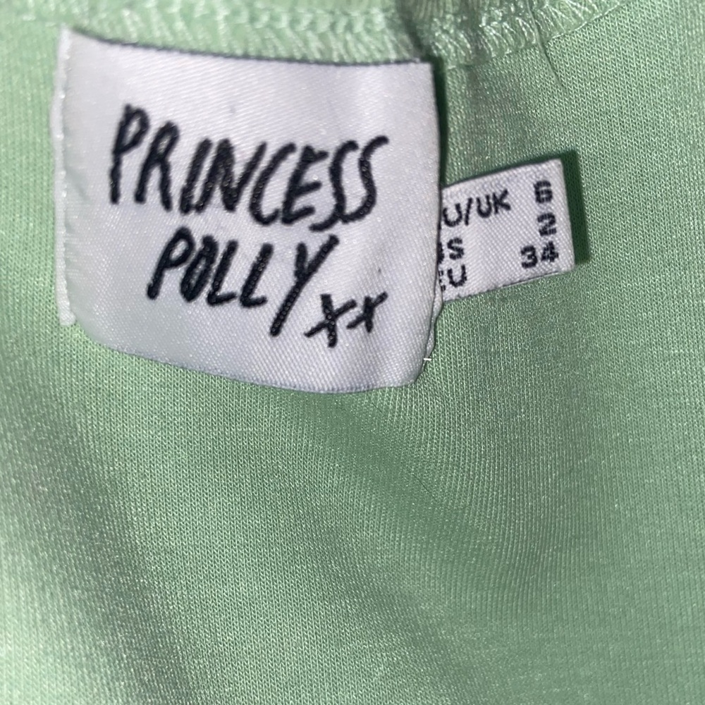 Green Princess Polly mini dress y2k bodycon street wear formal going out vibes - Picture 7 of 16